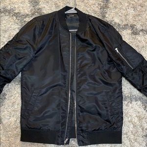 Black Bomber Jacket